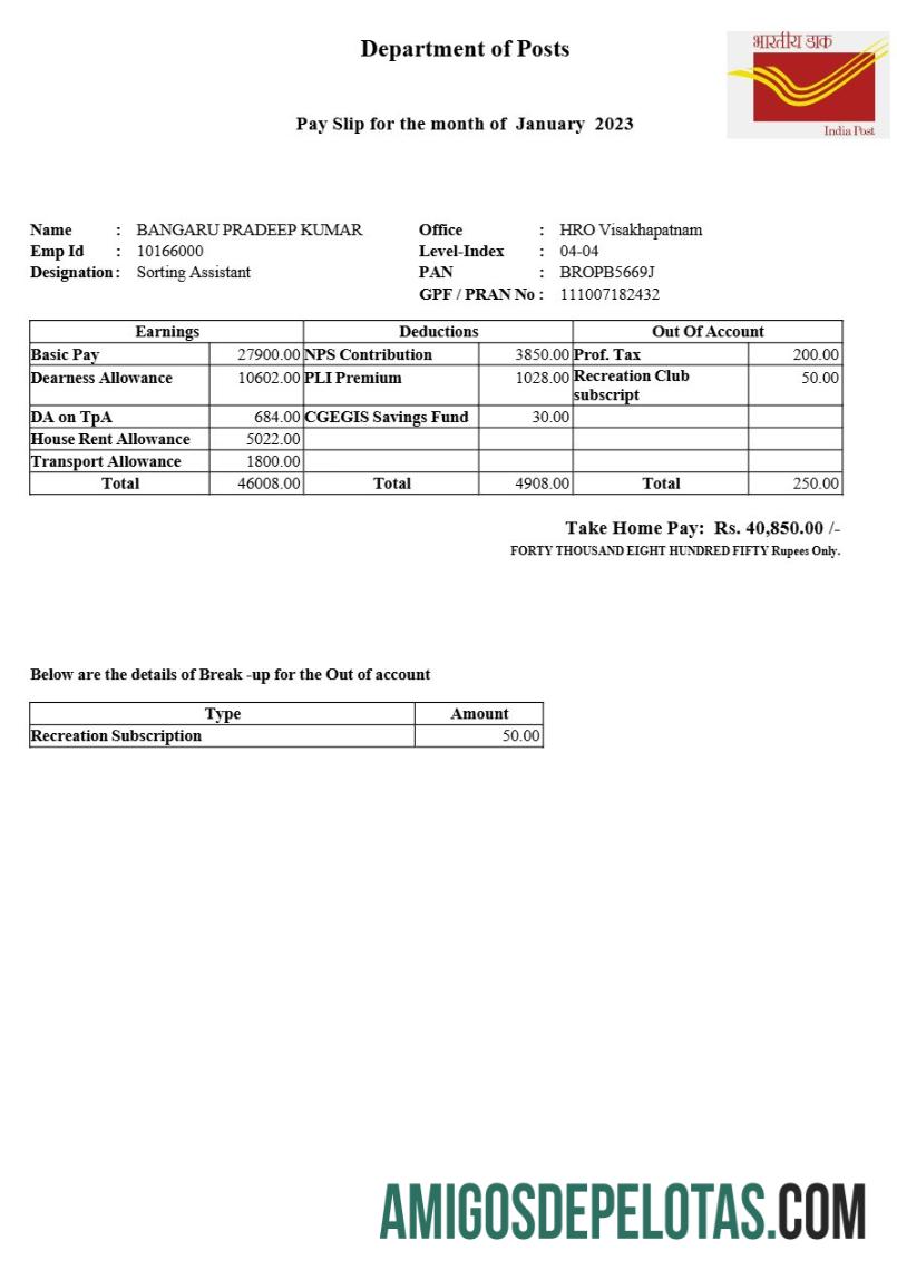 Imprimível Modelo de recibo de pagamento da Índia Post em formatos Word e PDF.pdf, 1